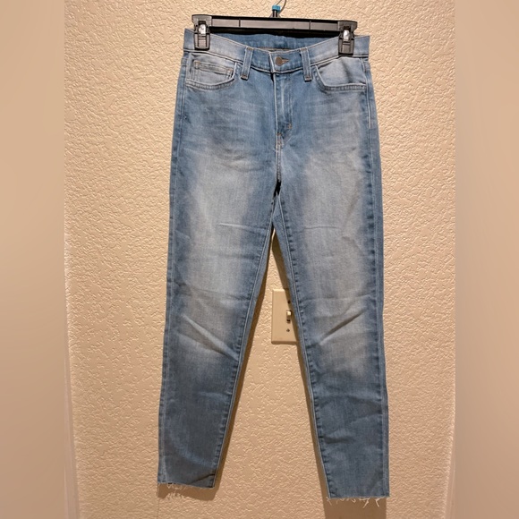 L’Agence Women Light Blue Jeans Size 25 Pre-Owned Raw Hem - Picture 9 of 11
